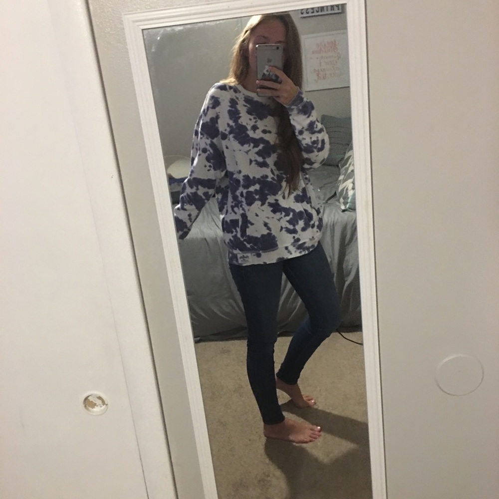 Hollister Tye-Dye Sweater NWOT